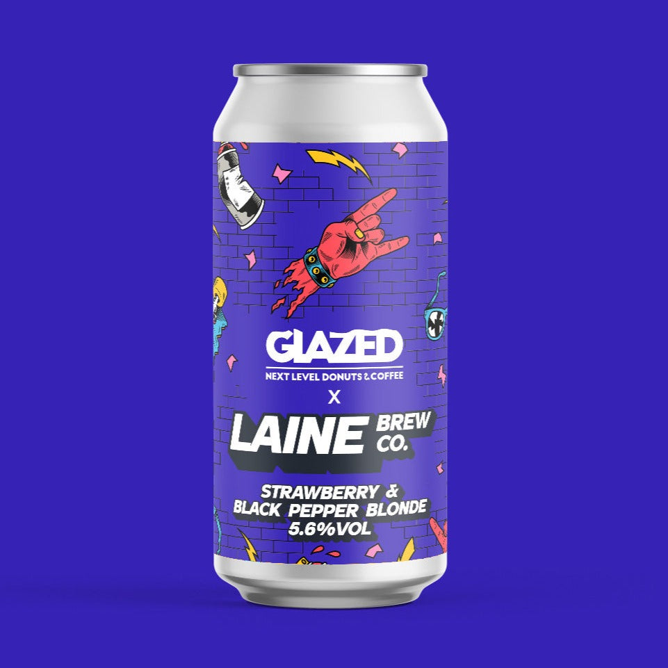 GLAZED <br> Strawberry & Black Pepper Blonde 5.6%