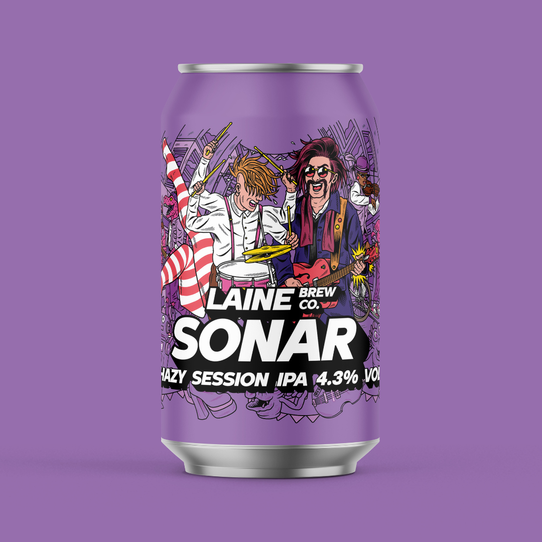 Sonar <br> Hazy Session IPA 4.3% 330ml