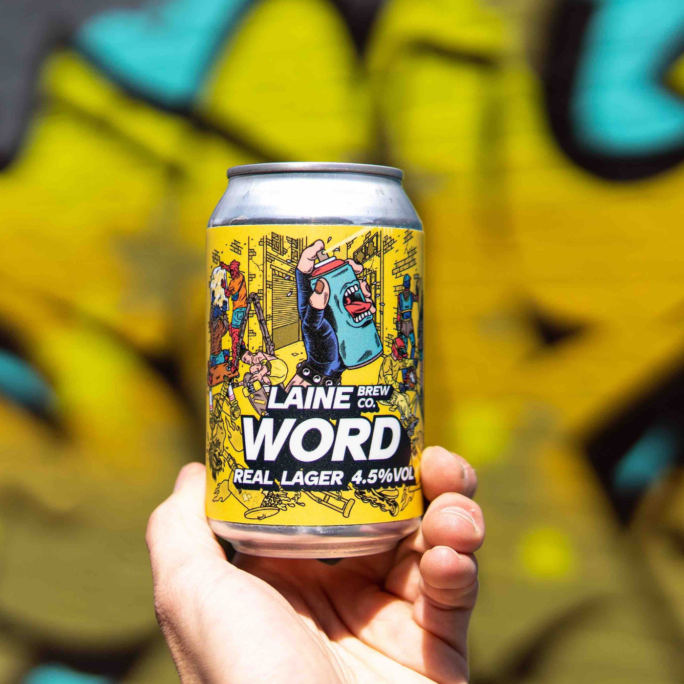 Word 12 Can Gift Pack <br> Real Lager 4.5%